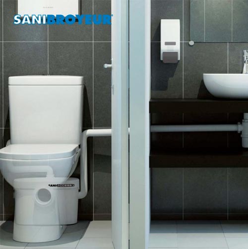 Sanibroyeur Saniaccess 2 voor toilet - O