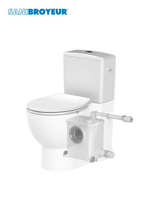 Sanibroyeur-SaniFlush toilet-O